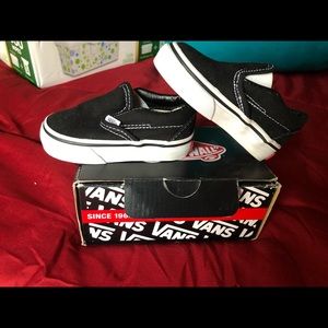 Infant black Vans